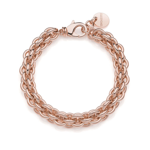 BRACCIALE MULTIFILO IN CATENA ROLÒ ROSA 2362